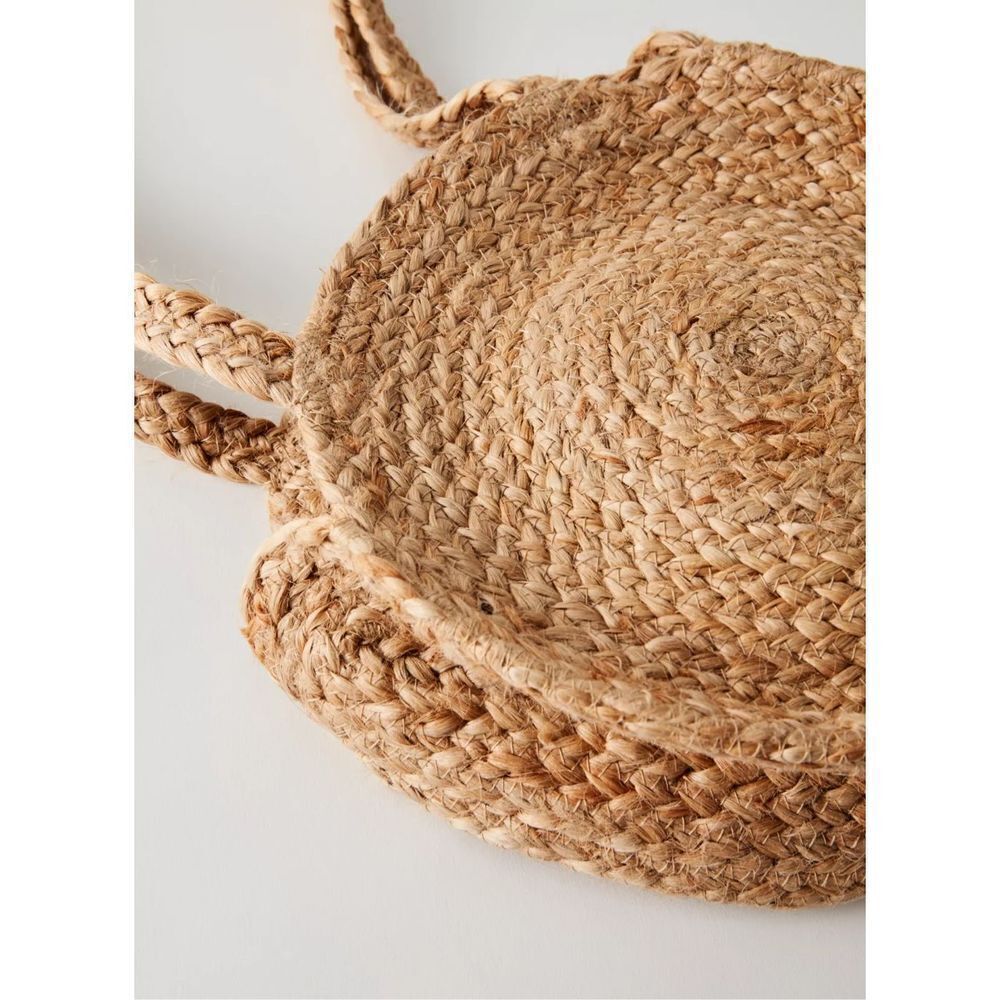 Boho Circle Jute Tassel Shoulder Bag‎
